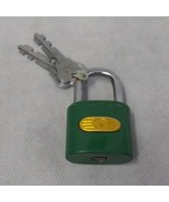 Diamond Padlock with 2 Keys Works Good - $12.95