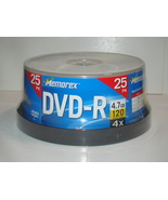Memorex - DVD-R - 4.7GB 120 Minute Video 4X - 25PK (NEW) - $18.00