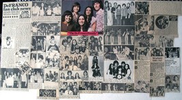THE DEFRANCO FAMILY ~ Eighty (80) Vintage Color and B&amp;W Clippings from 1972-1975 - £5.22 GBP