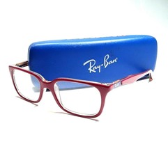 Ray Ban Jr Red Over Clear Eyeglass Frames w/ Case RB1532 3590 45-15-125 - £24.49 GBP