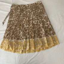 Banana Republic Women&#39;s Casual Floral Skirt Size 8 - e280 - $218.93 MXN