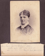 Jennie (Jane) Robinson Allen, Samuel Collins Allen Wife Photo - Philadelphia - $17.50