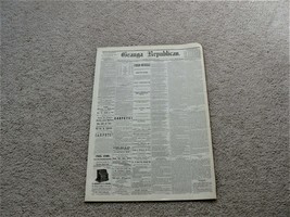 Geauga Republican, Wednesday, June 1, 1881- Chardon, Ohio Newspaper. - £14.83 GBP