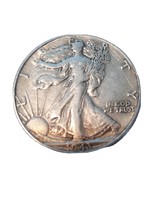 ½ Half Dollar Walking Liberty Silver Coin 1943 P Philadelphia Mint 50C KM#142 - £12.68 GBP