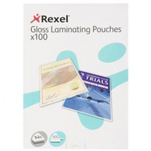Rexel Gloss Laminating Pouches (A4) - 125 um 100pk - $59.18