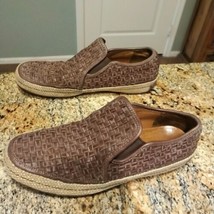 Cole Haan -Nik Air woven leather slip on shoes Men’s Size 9 M - $48.51