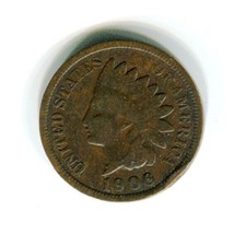 1906 Indian Head Penny United States Small Cent Antique Circulated Coin ... - £4.16 GBP