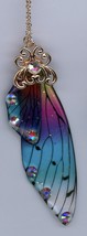 Moda Fatto a Mano Arcobaleno Fairy Fiabe Cicala Ali Strass Collana - $20.75