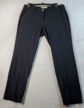 Michael Kors Dress Pants Womens Petite 8 Black Polyester Pockets Straight Leg - £16.87 GBP