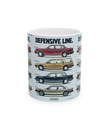 VOL Defensive Line Ceramic Mug Car Art Gift, Personalized Coffee Cup, Un... - $19.01 CAD+