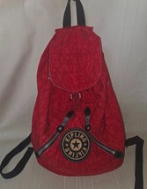 KIPLING Red Backpack with Drawstring NO MONKEY - $29.69
