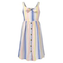 Jessica Simpson Girls Size Medium 10/12 Pastel Stripe Sundress NWT - £10.59 GBP