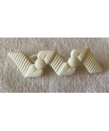 ⭕Vintage, retro vintage cheveux barrettes from the 1960s-1970s, white, 9... - $207.30 MXN