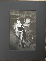 Helmut Newton sans Titre Photolitho Portrait Femelle Mode Modèle Noir et Blanc - £98.79 GBP