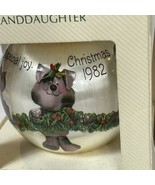 Hallmark Granddaughter Satin Ornament 1982 - $6.39