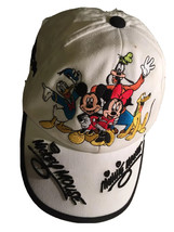Disneyland Resort Embroidered Toddler Hat Mickey Mouse Minnie Goofy Donald White - $22.80