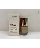 Clarins Everlasting Youth Fluid Foundation 108W NIB 1 oz - $378.83 MXN