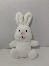 Personal Creations small white plush bunny rabbit Easter stuffed animal 7” - $9.89
