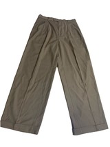 Giorgio Men&#39;s Trousers Dress Pants Work Slacks Brown Tan Size 33x37L - $420.13 MXN