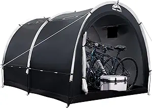 Outdoor Bike Storage Tent,87Ft Large Waterproof Portable 2-In-1 Shed Wit... - $259.99