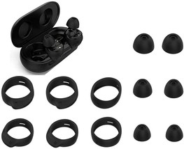 6 Pair Anti Slip Earhooks Kit For Samsung Galaxy Buds S/M/L (Black) - £11.34 GBP