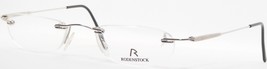 Vintage Rodenstock R 4363 S4 B Silver Eyeglasses Glasses Rimless 46-19-140mm - $115.84