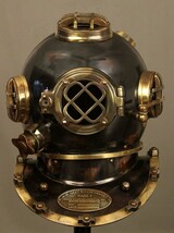 U.S Navy Mark V Divers Helmet Replica Antique Scuba 18&quot; Diving Helmet  - $6,205.68 MXN