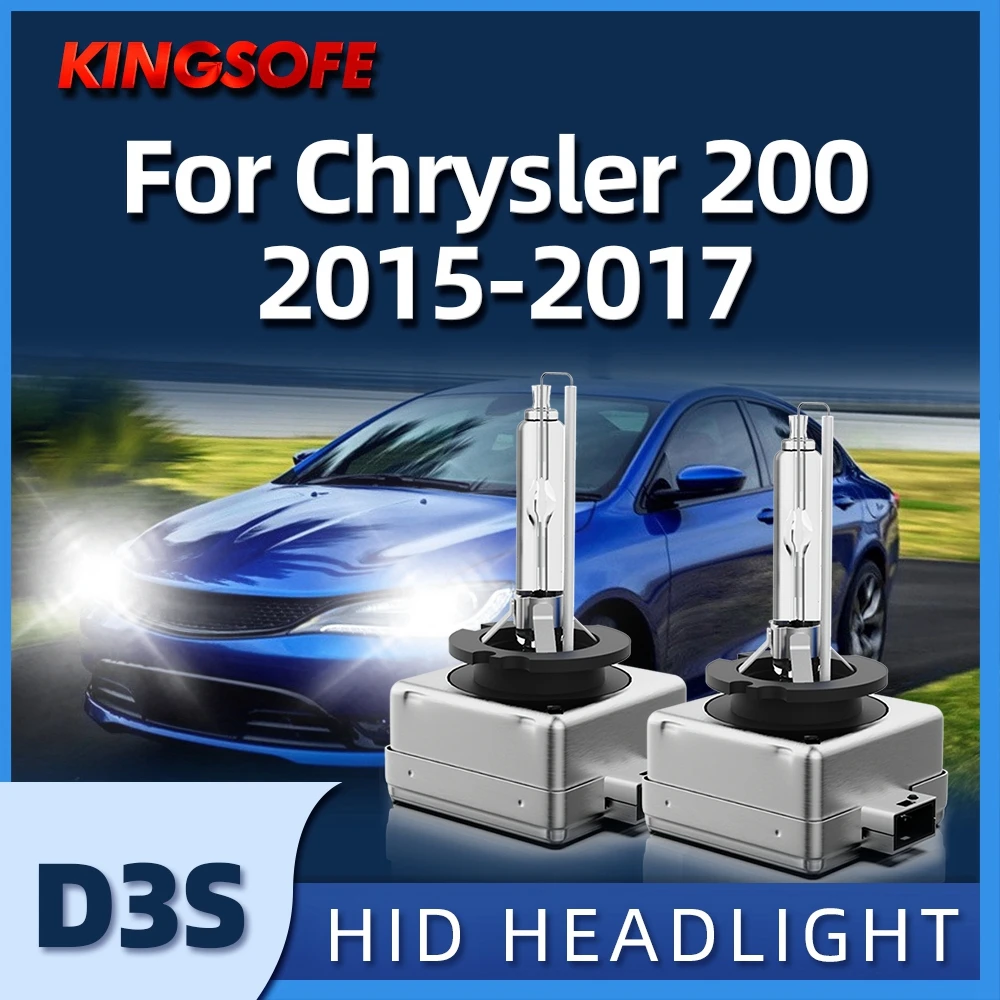2Pcs Car Light D3S Xenon HID Headlights 35W 6000K 12V High Low Beam Bulbs Fit - £35.51 GBP