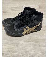ASICS Matflex 6 Wrestling Shoes Mens Size 9.5 Synthetic 1081A037 black - $44.55