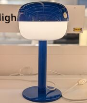 IKEA BLÅSVERK BLASVERK Table Lamp Blue 805.209.21 New - €34,77 EUR