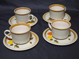 Vintage MIKASA Stone Manor TEMPTING Coffee / Tea Cup And Saucer F5812 - ... - $23.74