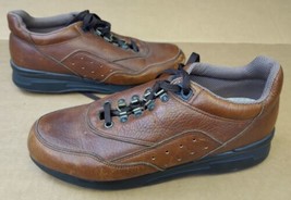Footonic II Walkabout Leather Shoes Men&#39;s Sz 8 Brown Contoured Cushion L... - $23.88 CAD