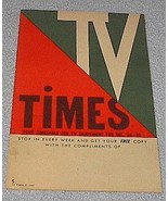 TV Times Free Copy December 1961 Reagon Television Schedule - $113.09 MXN