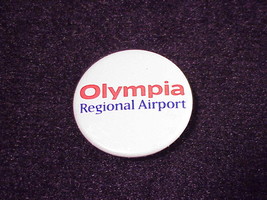 Olympia Regional Airport Pinback Button, Pin, Washington - £4.25 GBP