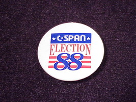 C-SPAN Election 88 Pinback Button, Pin, CSPAN - £4.75 GBP