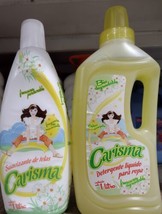 2 Carisma Detergente Y 2 Suavizante - 4 Frascos De 1 Litro C/U - Envio Prioridad - £34.40 GBP