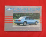 1990 Chevrolet Cavalier Owners Manual [Unknown Binding] unknown author - $48.99
