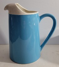 Vintage MCM Royal China Blue Heaven Large Water Beverage Pitcher Ironstone - $98.01