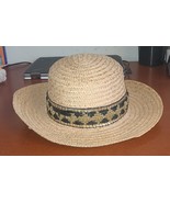 Miriam Lefcourt Elegantly Yours Straw Sun Hat Hand Crafted In Italy Adul... - $63.07 CAD