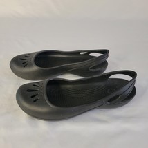 Crocs Women&#39;s Kadee Ballet Flats Black Slingback Slip On Shoes Size 9 Women - $23.75