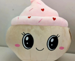 Food Sweet Plush 13.5" Cupcake Kids Sweet Valentine Food Plush Toys Ages 3+ - $12.05