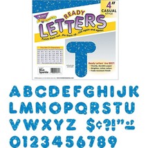 Sparkle Uppercase Ready Letters 4 Blue T1617 - $26.16