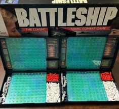 Battleship Board Game Vintage 1990 Milton Bradley Classic Naval Combat Excellent - $22.34