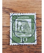 Germany Stamp Bund 10pf Used Circular Cancel 827B - €0,84 EUR
