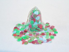Bath Soap Confetti In Bell-Shaped Ornament ~ Floral Scent, Holiday Color... - £7.72 GBP