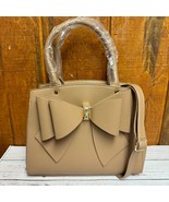 Crossi Park Bowtie Faux Leather Satchel with Crossbody Strap - €25,68 EUR