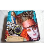 Complete Alice in Wonderland The Board Game in Metal Tin Johnny Depp Car... - $20.50 CAD