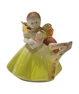 Vintage Josef Original 7th Birthday Angel Figurine Ceramic Seven Year Doll - $13.99