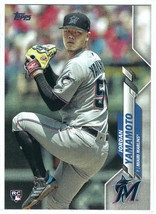 2020 Topps #249 Jordan Yamamoto Miami Marlins Rookie Card - £0.89 GBP