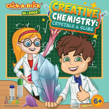 Creative Chemistry Crystals &amp; Slime Science Kit for Kids Best Kids Chemi... - $16.82